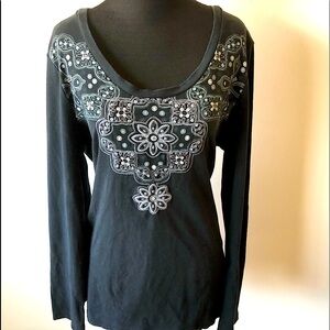 NWOT Tommy Hilfiger Embroidered Top